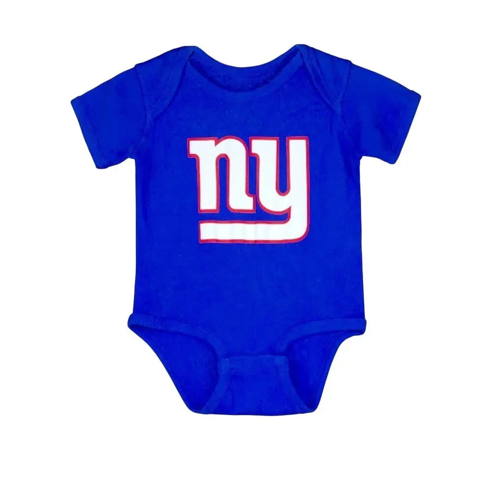 Outersruff Infant Royal New York Giants Team Logo Bodysuit Size 24M